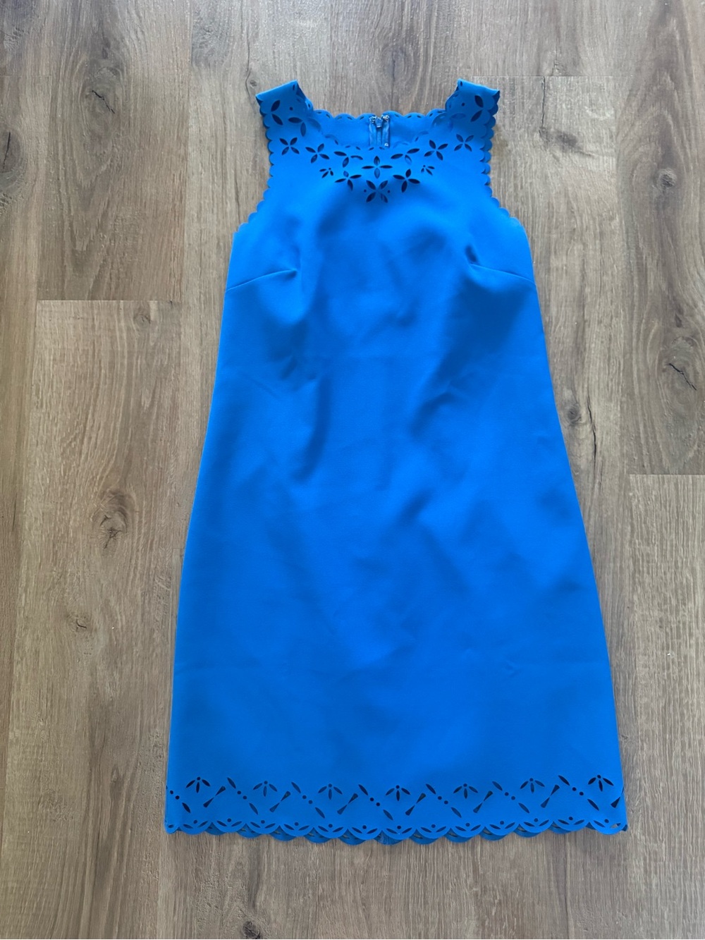 J. Crew Shift Dress in Cobalt Blue